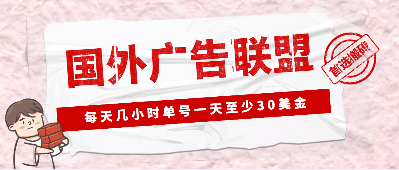 外面收费1980最新国外LEAD广告联盟搬砖项目，单号一天至少30美元(详细教程)-知创网