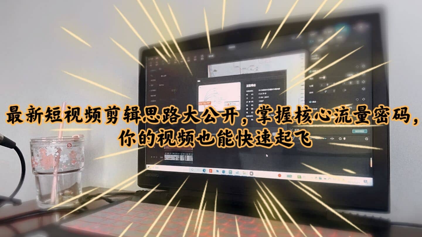 最新短视频剪辑思路大公开，掌握核心流量密码，你的视频也能快速起飞-知创网