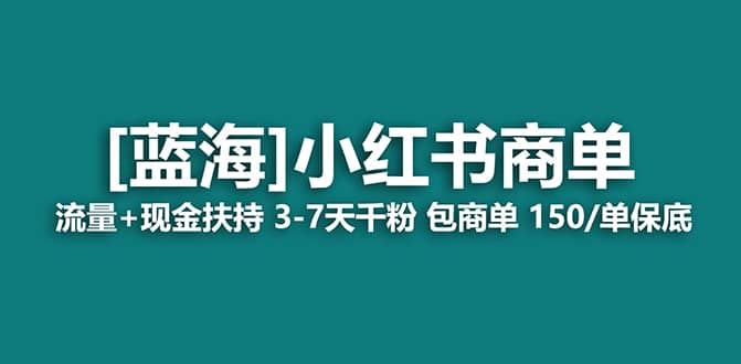 2023蓝海项目【小红书商单】流量 现金扶持，快速千粉，长期稳定，最强蓝海-知创网