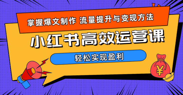 价值980小红书运营操作指南-知创网