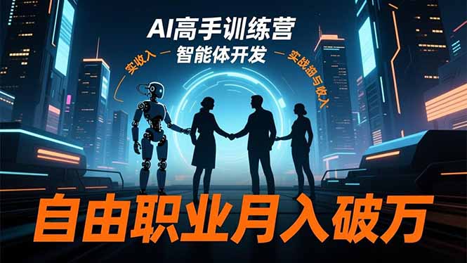 （16602期）AI高手训练营3.0，ChatGPT，Midjourney，智能体开发，自由职业月入破万-知创网