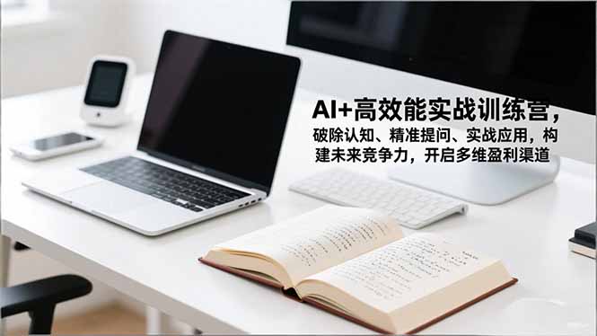 （16635期）AI+高效能实战训练营，破除认知、精准提问、实战应用，构建未来竞争力，开启多维盈利渠道-知创网