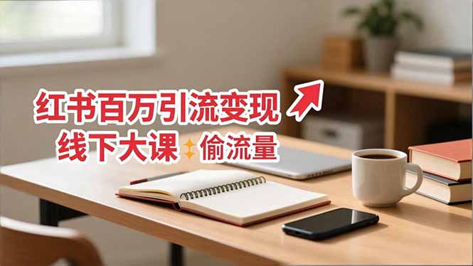 （16661期）小红书百万引流变现-11月线下大课：分享从0到百万引流路径，手把手教偷流量、拿结果-知创网