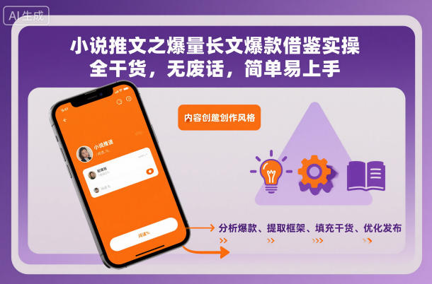 小说推文之爆量长文爆款借鉴实操，全干货，无废话，简单易上手-知创网