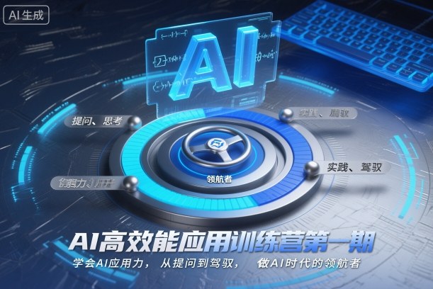 AI高效能应用训练营第一期，学会AI应用力，从提问到驾驭，做AI时代的领航者-知创网
