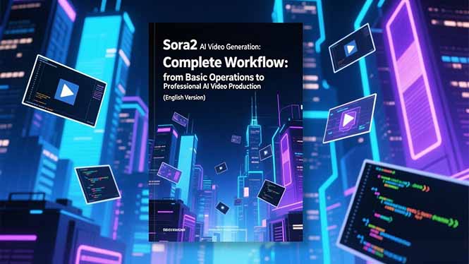 （16758期）Sora2 AI视频生成的系统教程（英文版）：从基础操作到专业级AI视频制作的完整工作流-知创网