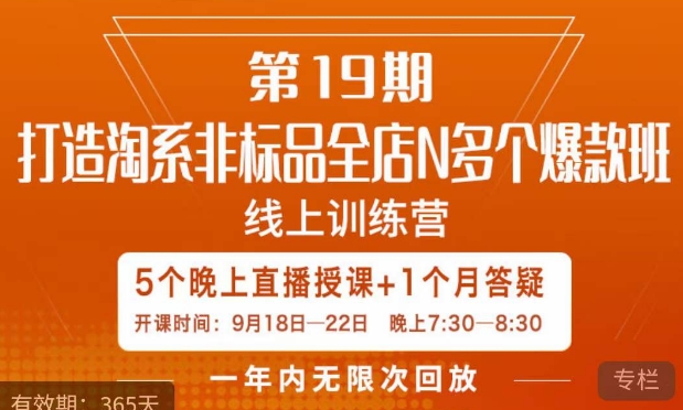 钟辰·拼多多单品爆款班，一个拼多多超级爆款养一个团队-知创网