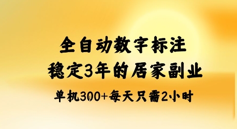 全自动数字标注，稳定3年的蓝海项目，居家也能矩阵开干的副业，单机日入3张+【揭秘】-知创网