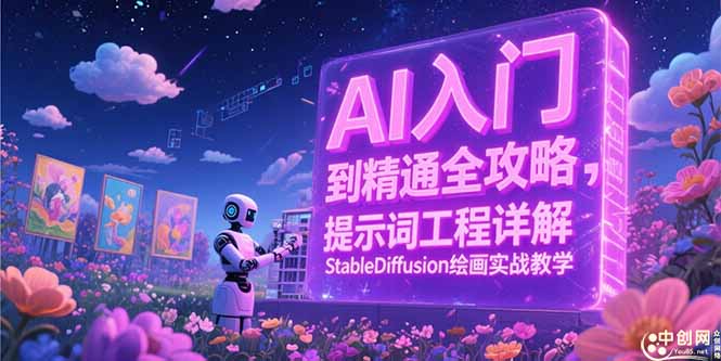 （15181期）AI入门到精通全攻略，提示词工程详解，StableDiffusion绘画实战教学-知创网