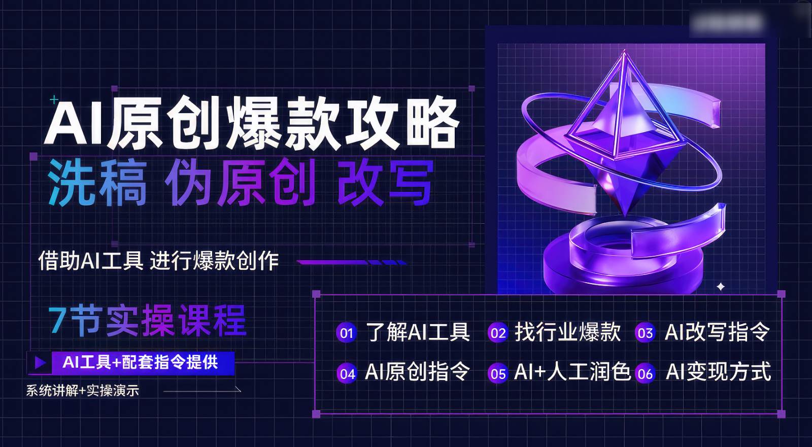 AI原创爆款攻略，洗稿改写伪原创必备，轻松创作10万+爆款文案-知创网