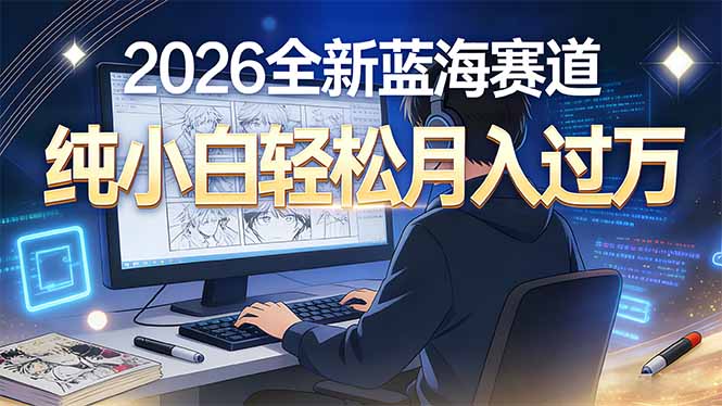 (16781期)2026年全新蓝海赛道,纯小白轻松月入过万-知创网