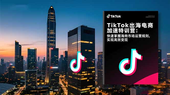 （16535期）TikTok出海电商加速特训营：快速掌握海外市场运营规则，实现高效变现-知创网