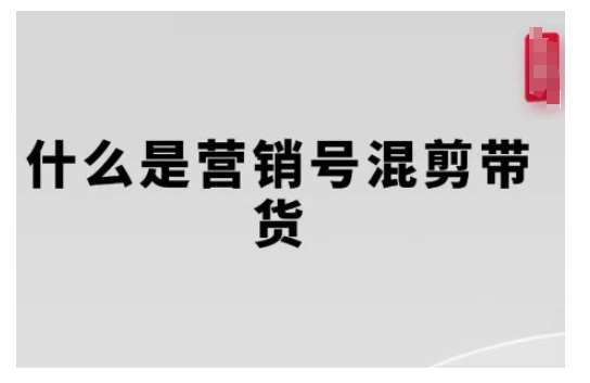 营销号混剪带货，从内容创作到流量变现的全流程，教你用营销号形式做混剪带货-知创网