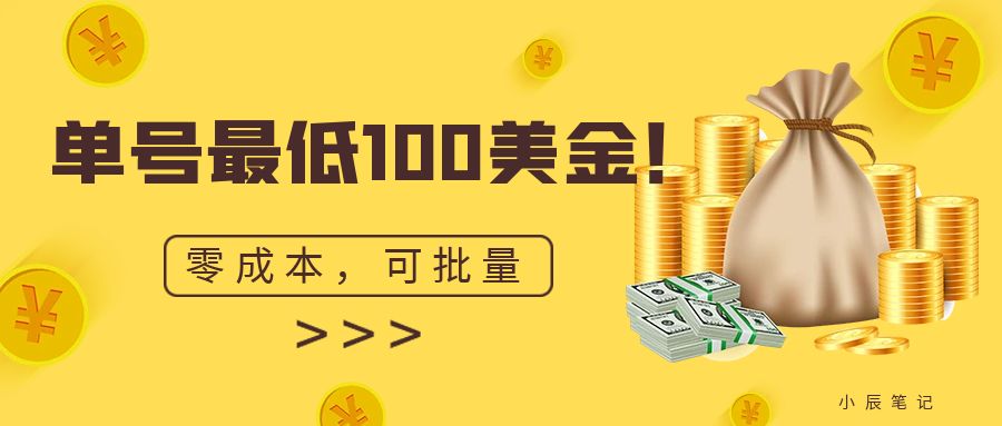 单号最低100美金,零成本,小白无脑操作。可复制,可扩大。-知创网