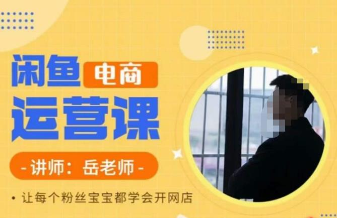 岳老师·闲鱼电商运营课,让每个粉丝宝宝都学会开网店-知创网