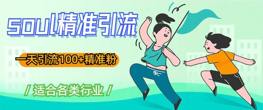 soul精准引流系列课程，一天引流100+精准粉，适合各类行业-知创网
