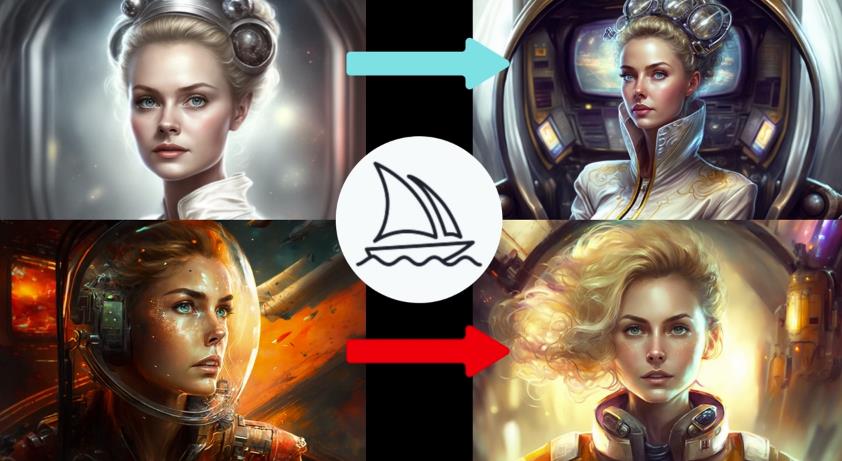 Midjourney V4实现连续性的人物创作：漫画，故事，动画操作教程参数设置-知创网