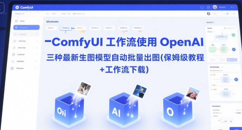 ComfyUI 工作流使用 OpenAI 三种最新生图模型自动批量出图(保姆级教程+工作流下载)-知创网