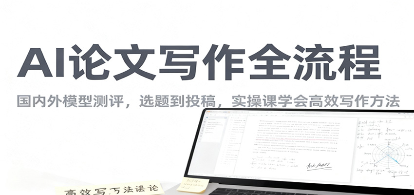 AI论文写作全流程，国内外模型测评，选题到投稿，实操课学高效写作方法-知创网