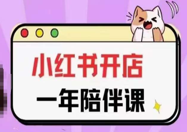 三九小红书开店一年陪伴课(更新)，从0到1玩赚小红书开店-知创网