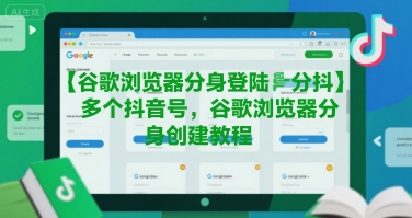 谷歌浏览器分身登陆多个抖音号，谷歌浏览器分身创建教程-知创网