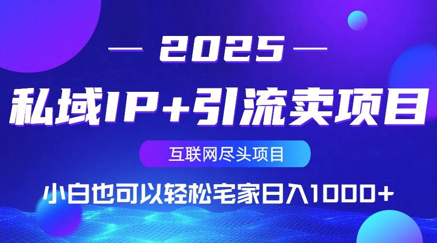 （14151期）私域IP+引流卖项目，小白也可以做到轻松宅家日入1000+-知创网