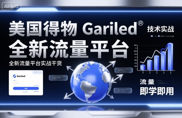 美国得物Gariled技术实战，全新流量平台​实战干货，即学即用-知创网