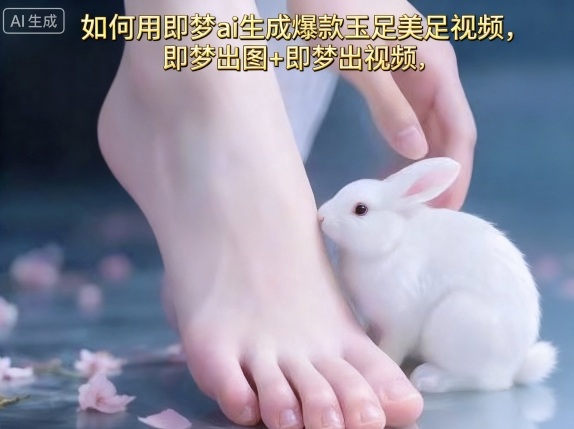 如何用即梦ai生成爆款玉足美足视频,即梦出图+即梦出视频,快速涨粉-知创网