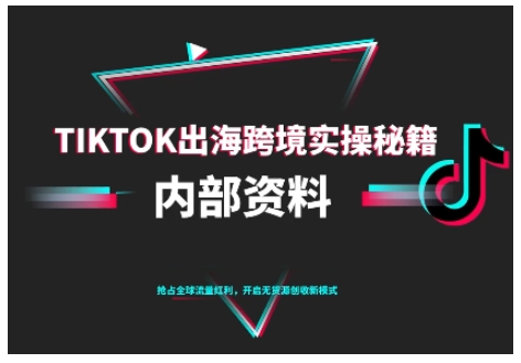 TikTok跨境电商0-1搭建运营，TK出海跨境实操秘籍（10月更新）-知创网