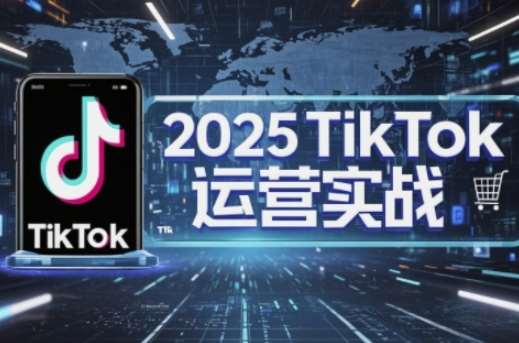 2025TikTok电商运营，掌握TikTok店铺运营核心技巧，实现低成本高转化-知创网