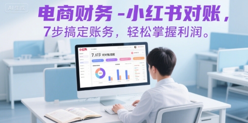 电商财务-小红书对账，7步搞定账务，轻松掌握利润-知创网