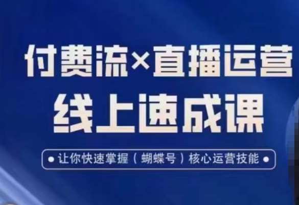 视频号付费流实操课程，付费流✖️直播运营速成课，让你快速掌握视频号核心运营技能-知创网