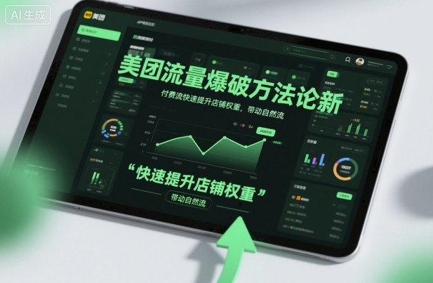 美团流量爆破方法论,付费流快速提升店铺权重,带动自然流-知创网