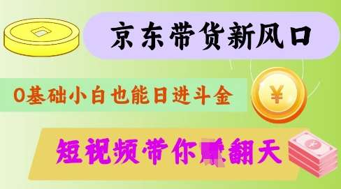 最新京东短视频带货代运营秘籍，轻松躺挣【揭秘】-知创网