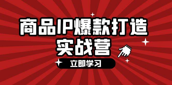 （12136期）商品-IP爆款打造实战营【第四期】，手把手教你打造商品IP，爆款 不断-知创网