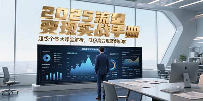 2025流量变现实战手册，超级个体大课全解析，低粉高变现案例拆解-知创网