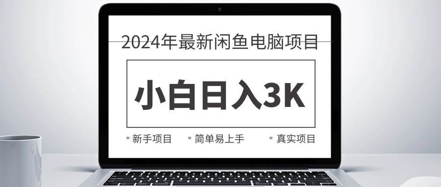 （10845期）2024最新闲鱼卖电脑项目，新手小白日入3K+，最真实的项目教学-知创网