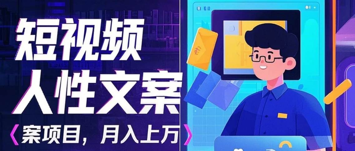 利用AI自动制作短视频人性文案项目：揭秘月入上万的精准流量变现秘籍-知创网
