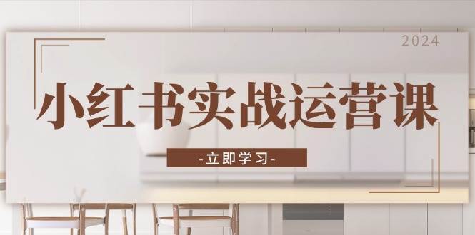 小红书实战运营课：从开通店铺到直播话术，打造爆款笔记与高效直播-知创网