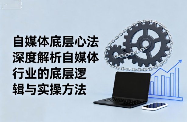 自媒体底层心法，深度解析自媒体行业的底层逻辑与实操方法-知创网