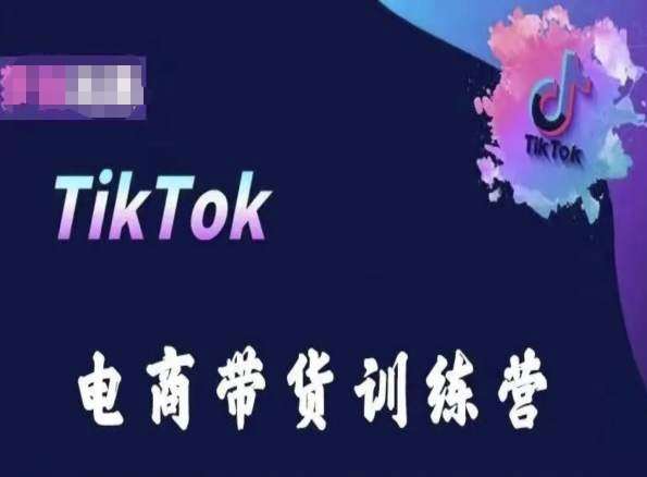 TikTok电商带货训练营，跟随时代潮流，跨境掘金-知创网
