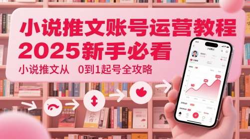 小说推文账号运营起号教程，2025新手必看，小说推文从0到1起号全攻略-知创网