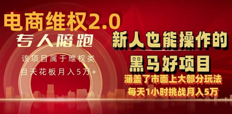电商维权 4.0 如何做到月入 5 万+每天 1 小时新人也能快速上手【仅揭秘】-知创网