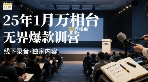 25年1月万相台无界爆款特训营线下录音-知创网