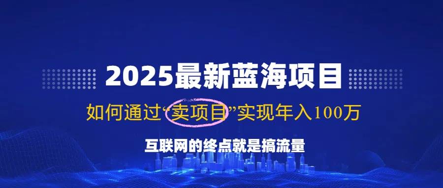 （14305期）2025最新蓝海项目，零门槛轻松复制，月入10万+，新手也能操作！-知创网