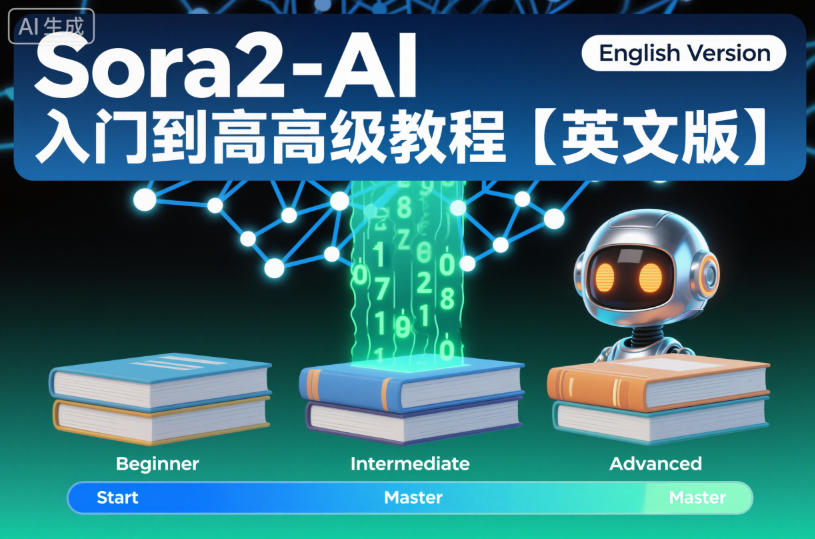Sora2-AI入门到高级教程【英文版】-知创网