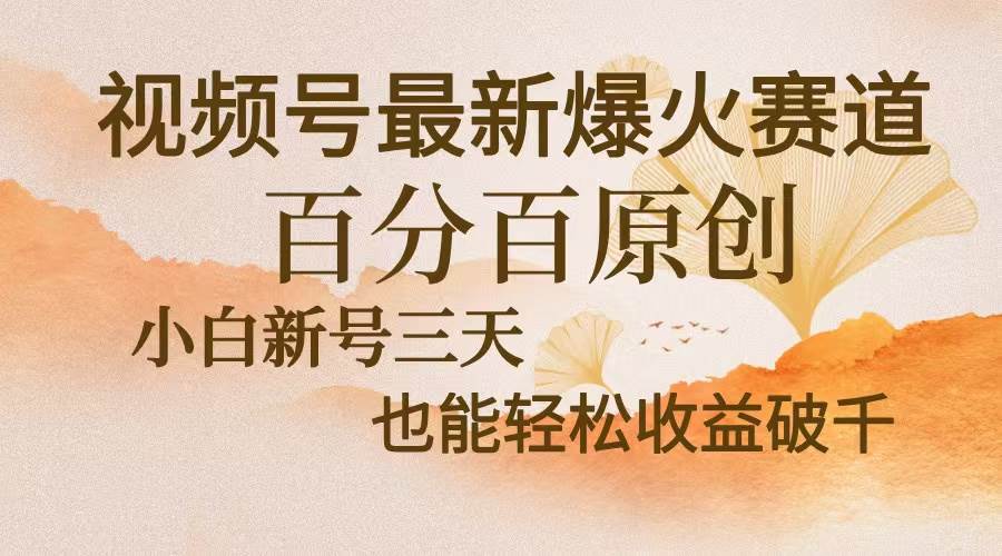 （13225期）视频号最新爆火赛道，中老年粉深信不疑，百分百原创，新号三天收益轻松…-知创网