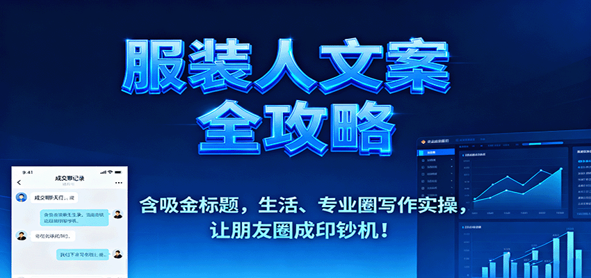 服装人文案全攻略，含吸金标题，生活、专业圈写作实操，让朋友圈成印钞机！-知创网