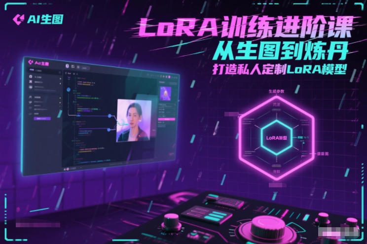 LoRA训练进阶课，从生图到炼丹，打造私人定制LoRA模型-知创网