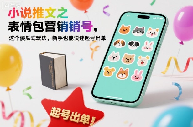 小说推文之表情包营销号,这个傻瓜式玩法,新手也能快速起号出单-知创网